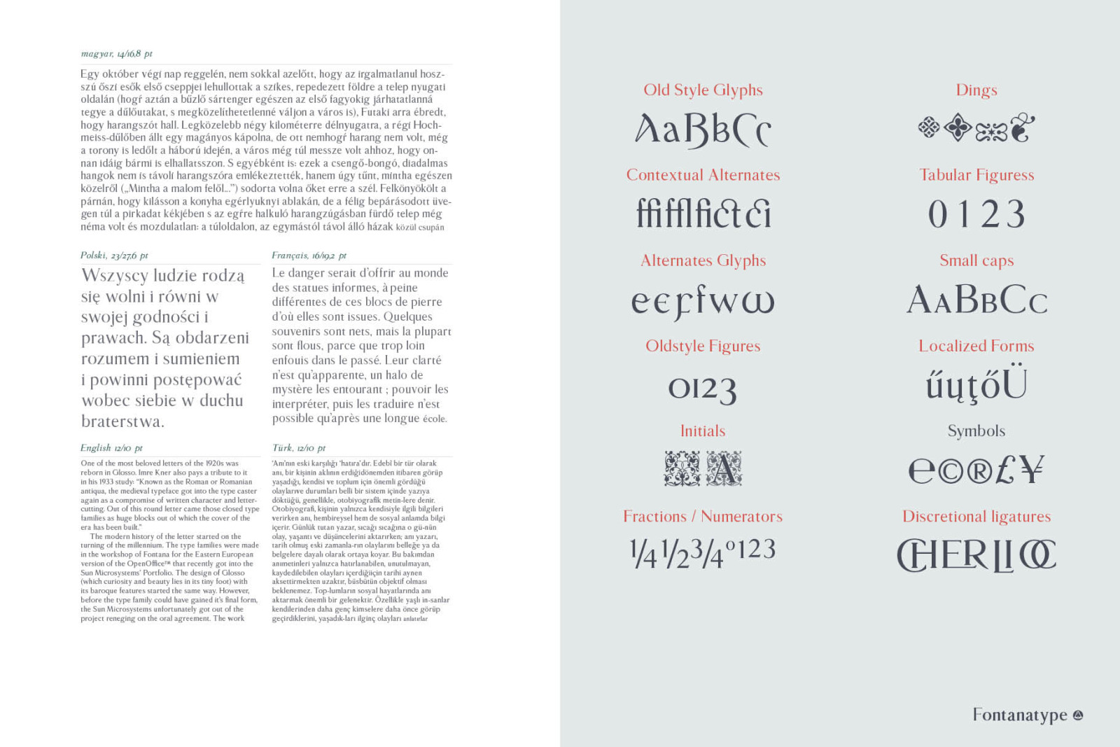 Glosso Typeface Family