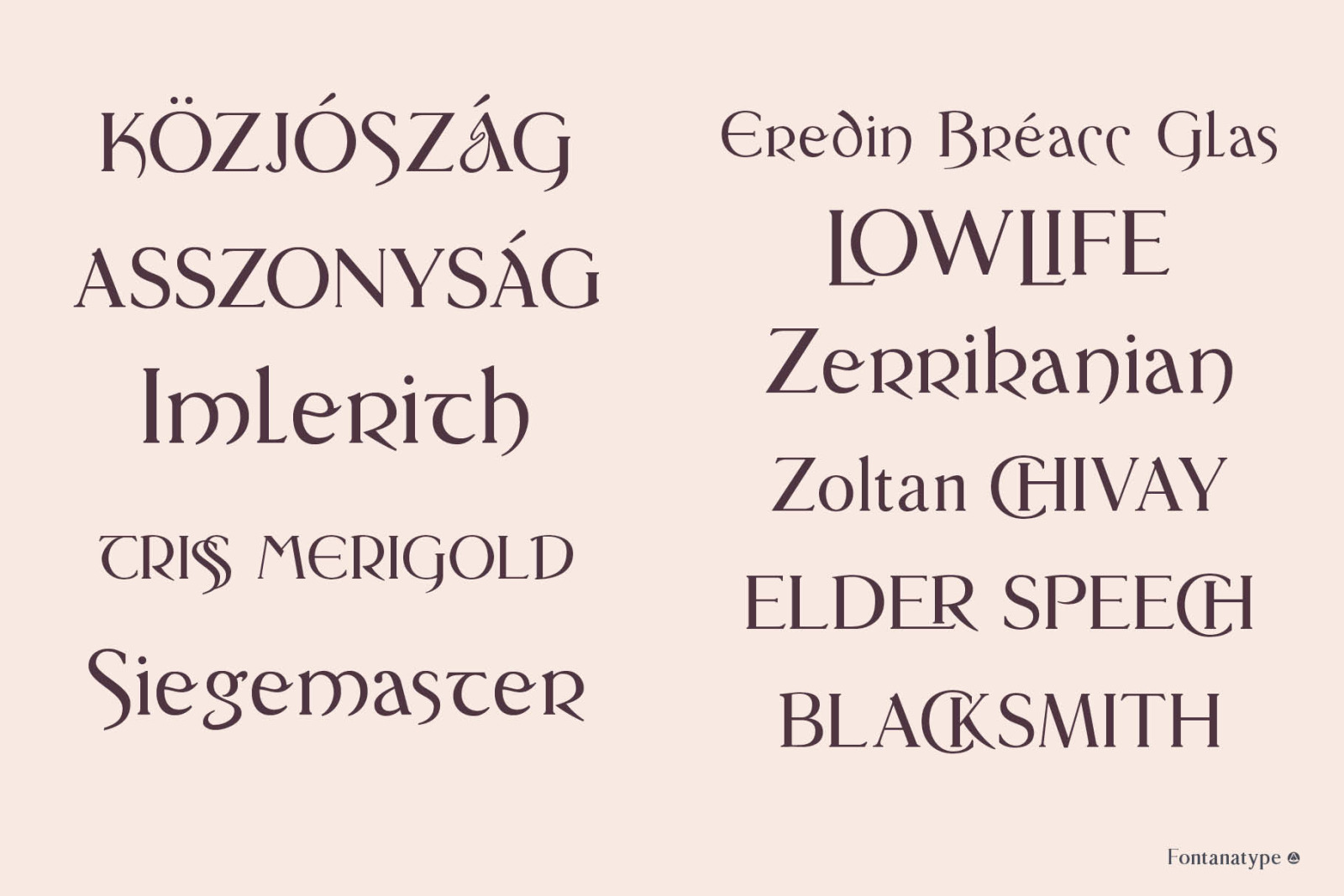 Glosso Typeface Family