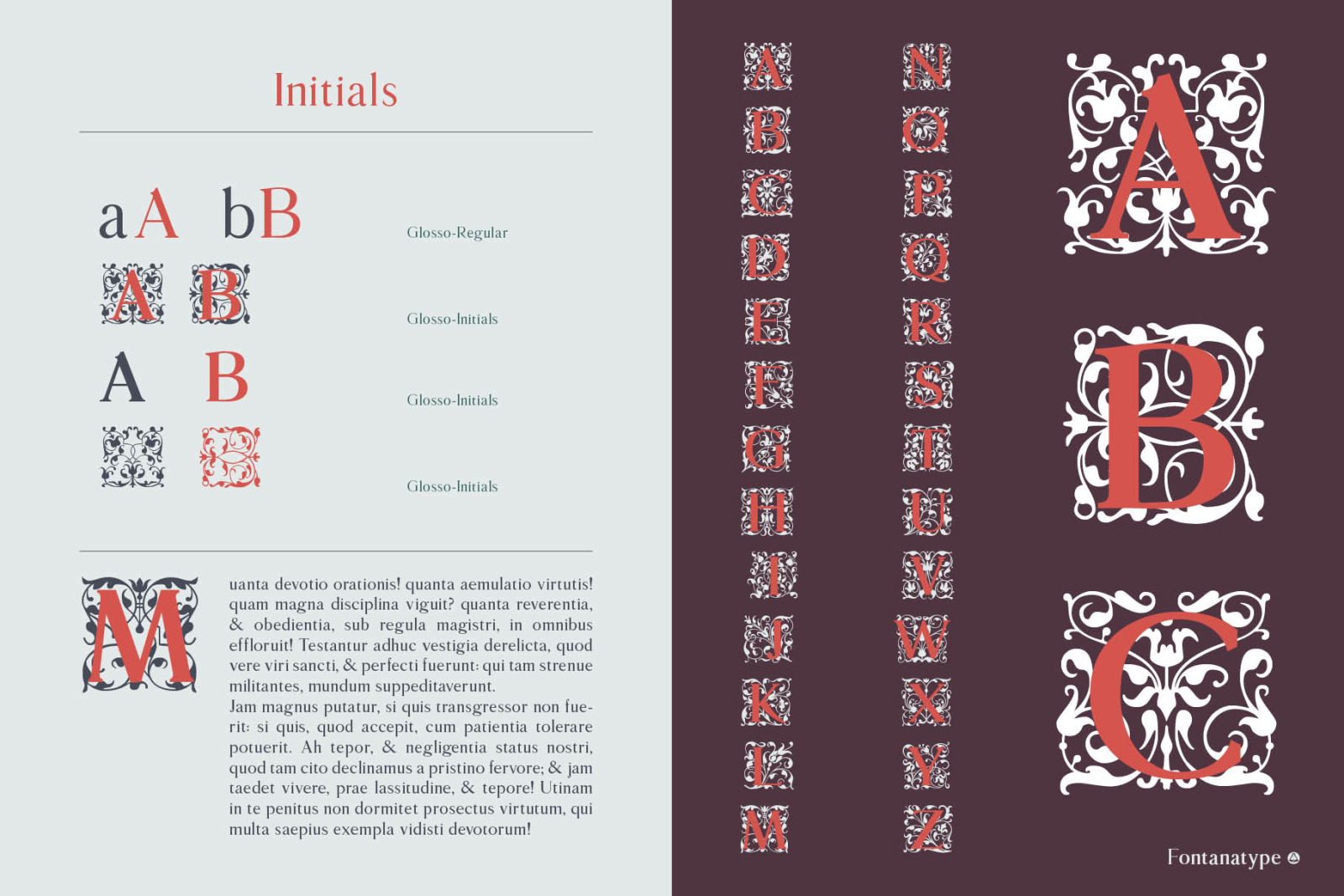 Glosso Typeface Family Glosso Typeface Family