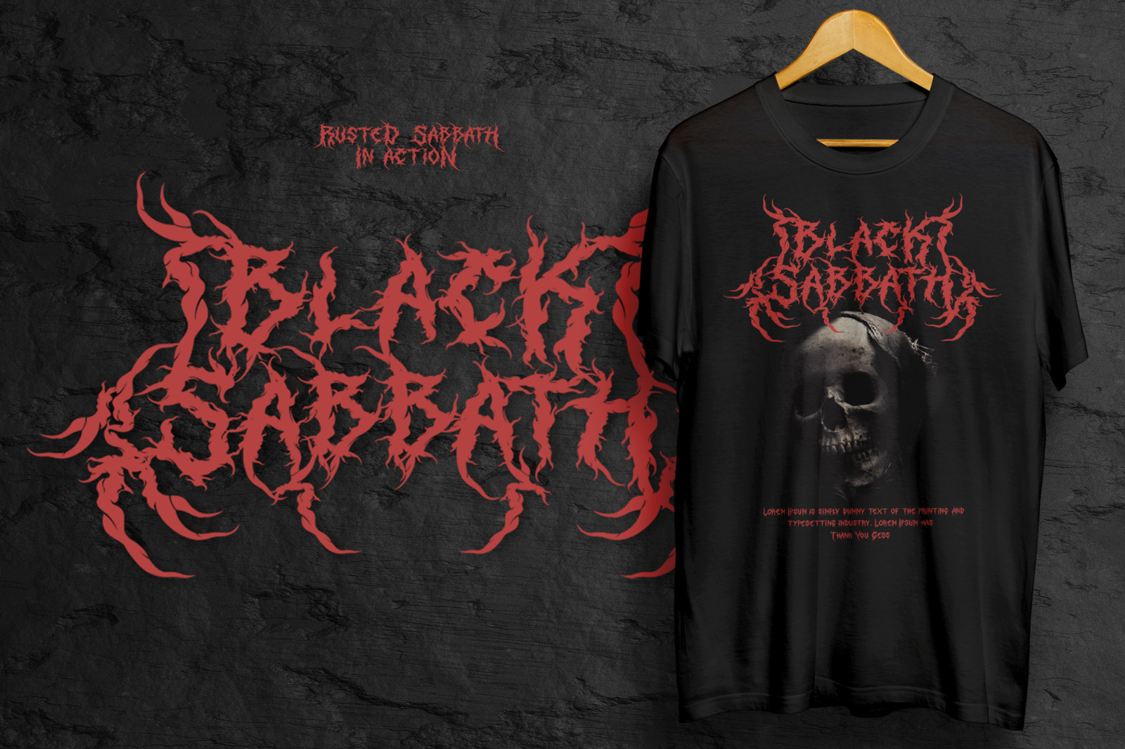 Rusted Sabbath | Black Metal Font