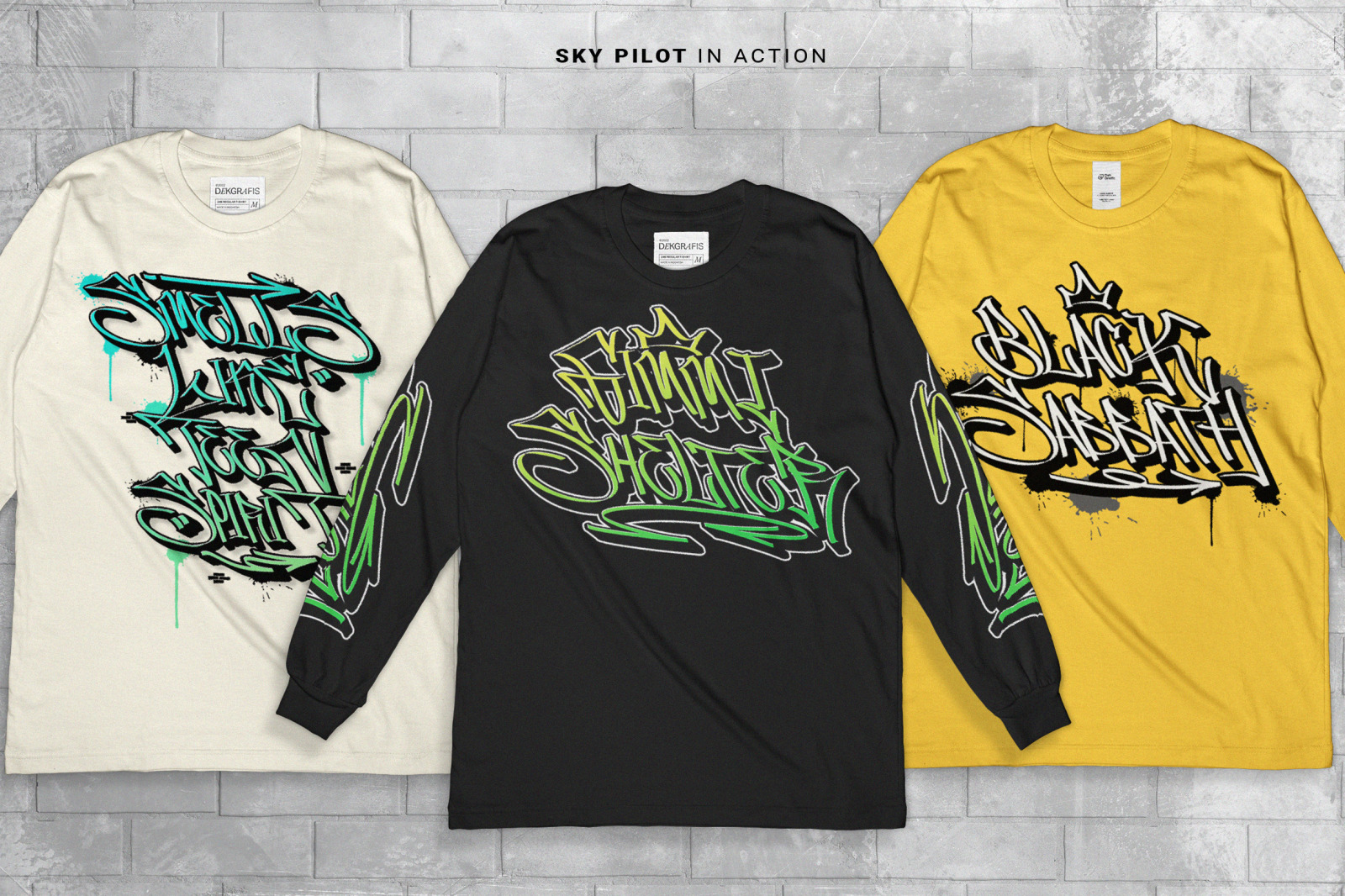 Skypilot | Layered Graffiti Font