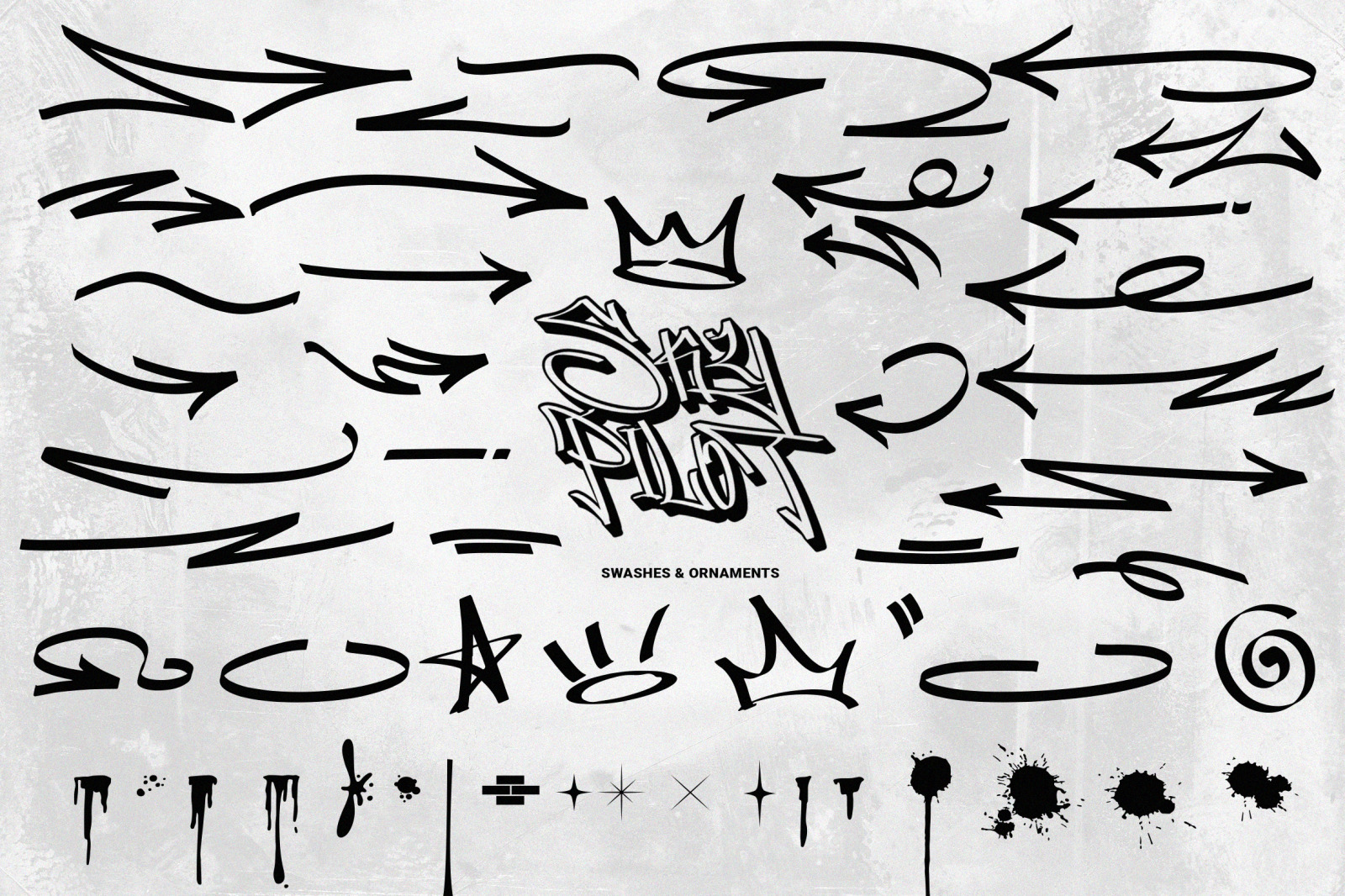 Skypilot | Layered Graffiti Font