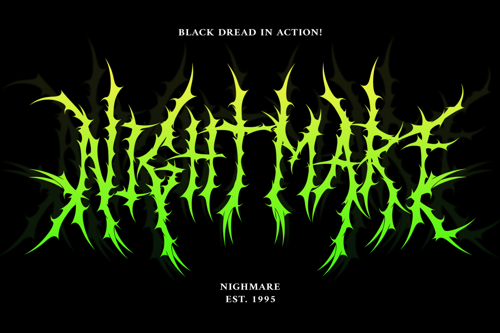 Black Dread | Death Metal Font