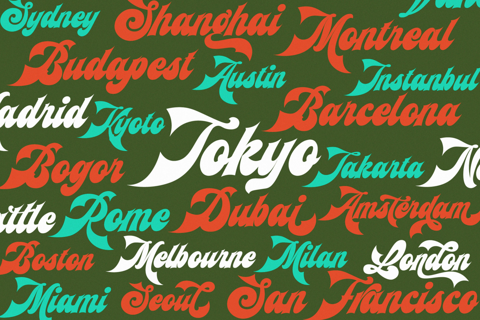 Lettro | Retro Layered Script Lettro | Retro Layered Script