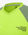 Goalkeeper Long Sleeve T-Shirt Mockup - Half Side View