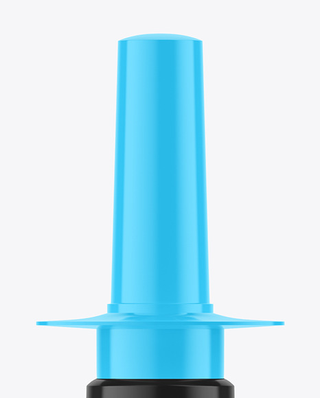 Glossy Nasal Spray Bottle Mockup