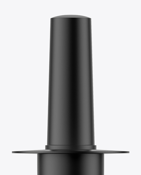 Matte Transparent Plastic Nasal Spray Bottle Mockup