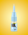 Matte Transparent Plastic Nasal Spray Bottle Mockup