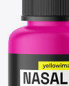 Matte Nasal Spray Bottle Mockup
