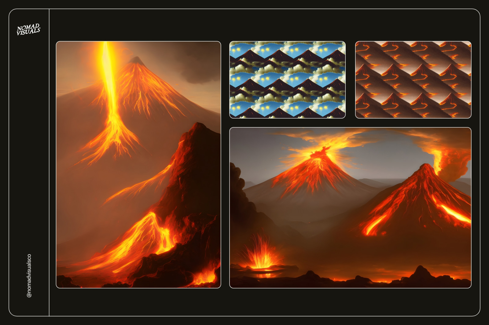 Volcano Illustrations