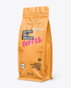 Matte Coffee Bag Mockup