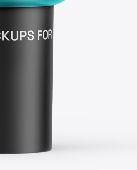 Matte Metallic Cosmetic Tube Mockup