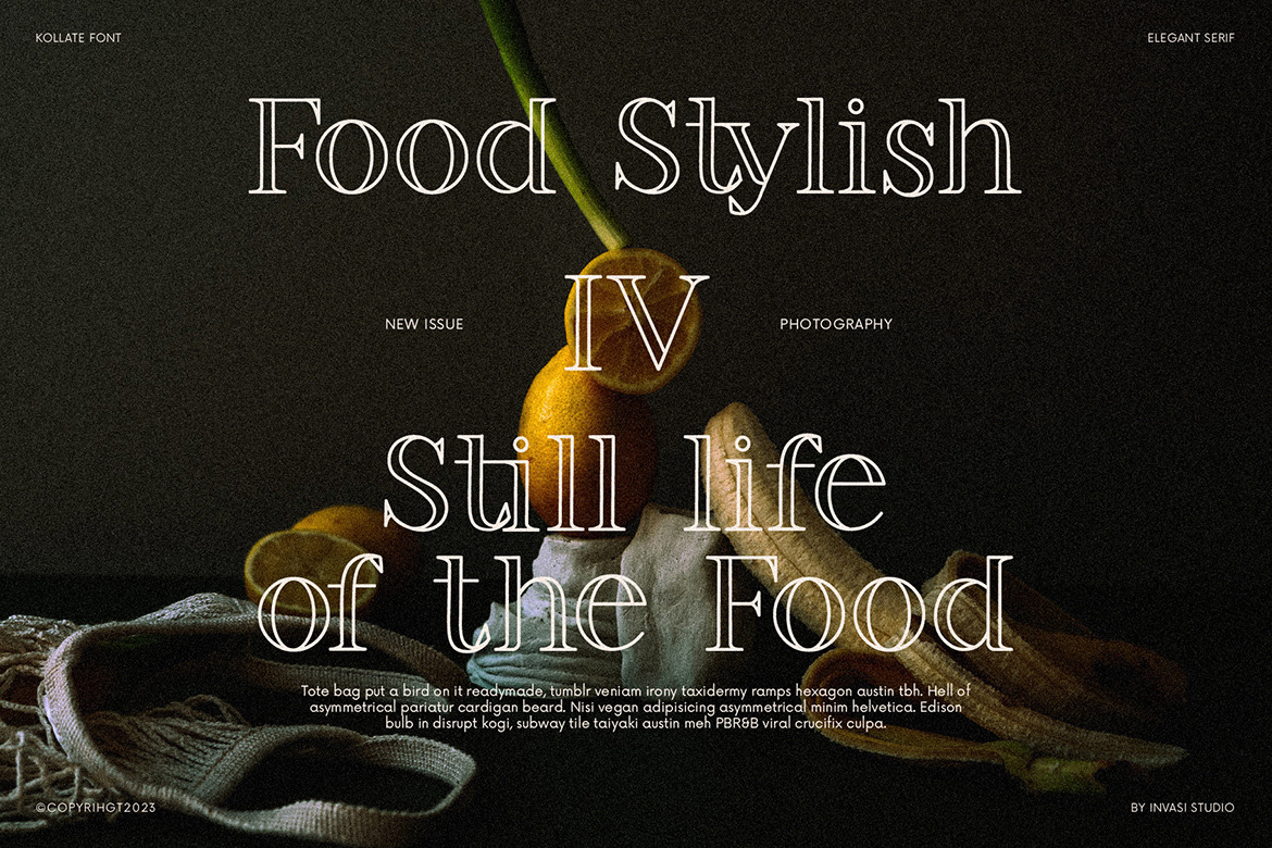 Kollate - Line Display Serif Kollate - Line Display Serif