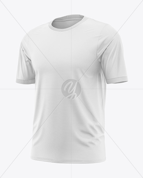 Men's T-Shirt Mockup - Half Side View