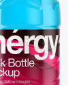 Clear Energy Drink Bottle Mockup