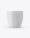 Glossy Cosmetic Jar Mockup Glossy Cosmetic Jar Mockup