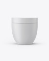 Matte Cosmetic Jar Mockup Matte Cosmetic Jar Mockup