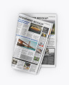 Newspaper Mockup - Top View