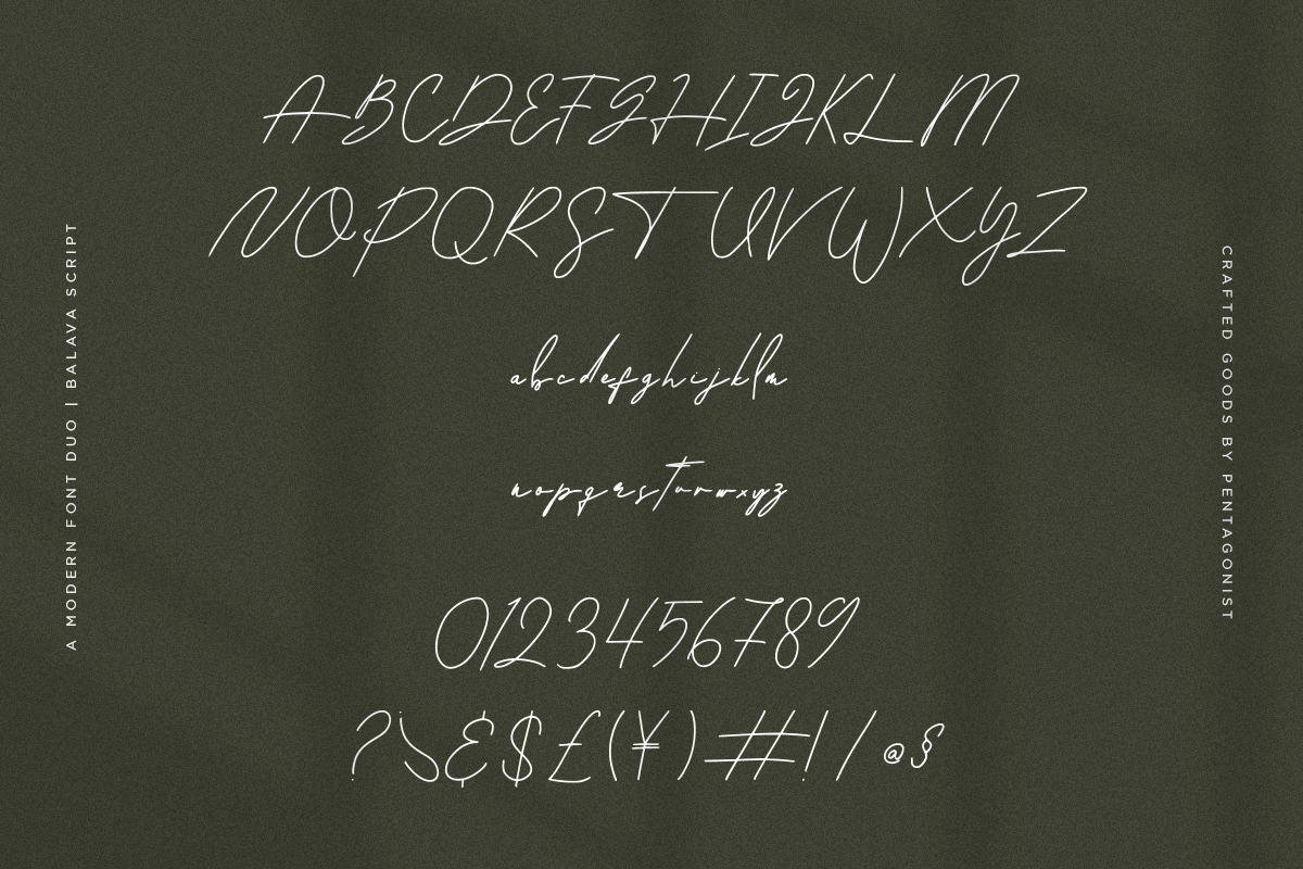 Balava | Modern Duo Font Balava | Modern Duo Font