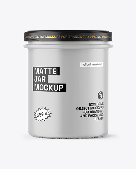 Matte Jar Mockup