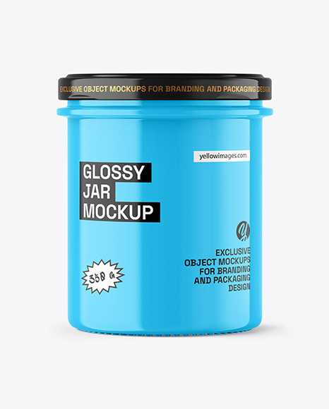 Glossy Jar Mockup