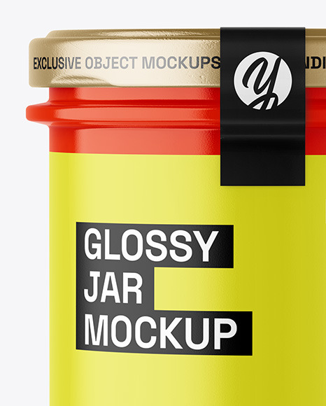 Glossy Jar Mockup