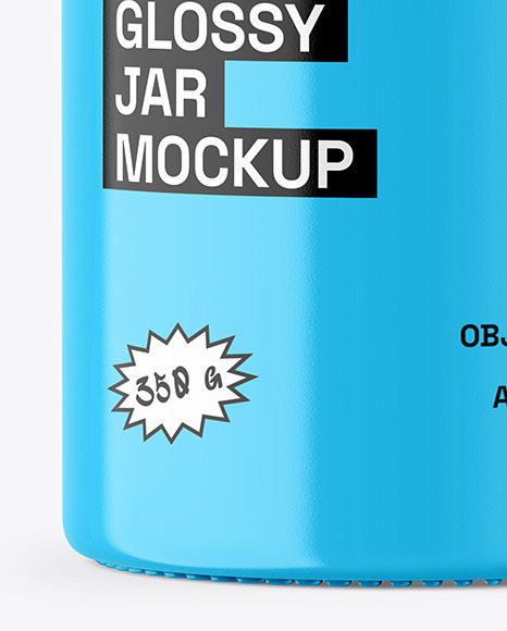 Glossy Jar Mockup