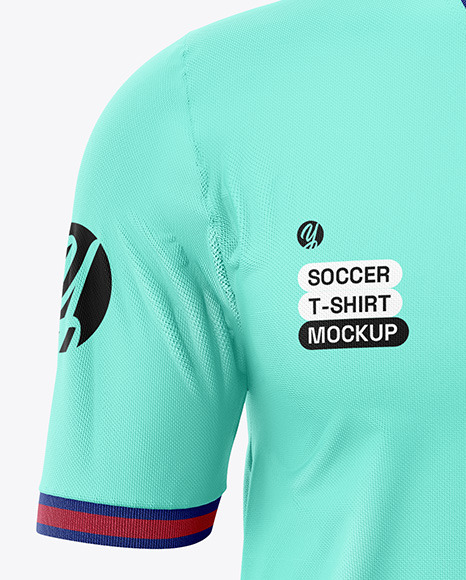 Soccer T-Shirt Mockup - Front View