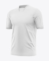 Soccer T-Shirt Mockup - Half Side View