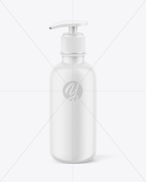 Matte Cosmetic Spray Bottle Mockup