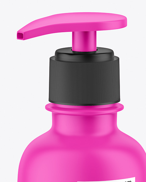 Matte Cosmetic Spray Bottle Mockup