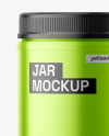 Matte Metallic Jar Mockup