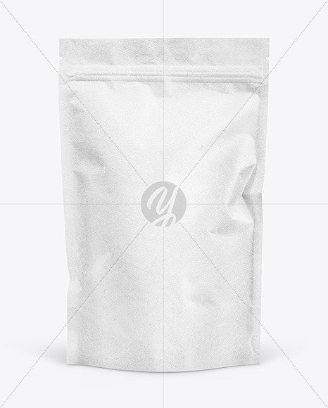 Kraft Paper Stand Up Pouch Mockup