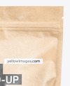 Kraft Paper Stand Up Pouch Mockup