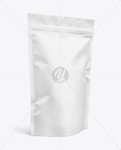 Kraft Paper Stand Up Pouch Mockup