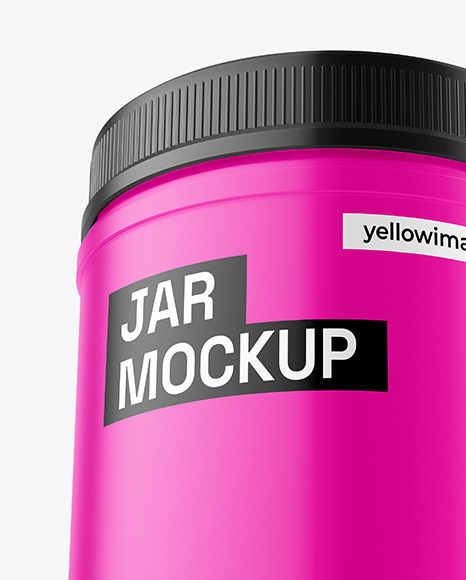 Matte Jar Mockup