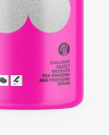 Glossy Cosmetic Bottle with Pump Mockup