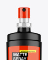 Matte Spray Bottle Mockup