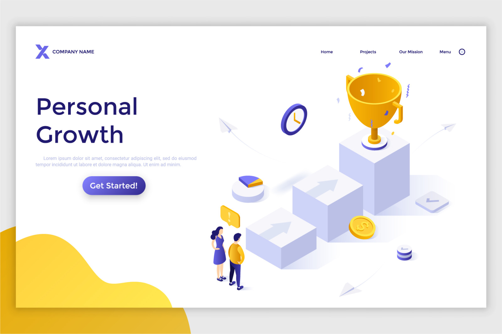 11 Isometric Templates. Sales Growth &amp; Funnels