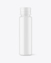 Glossy Bottle With Lable Mockup