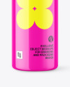 Glossy Bottle With Lable Mockup