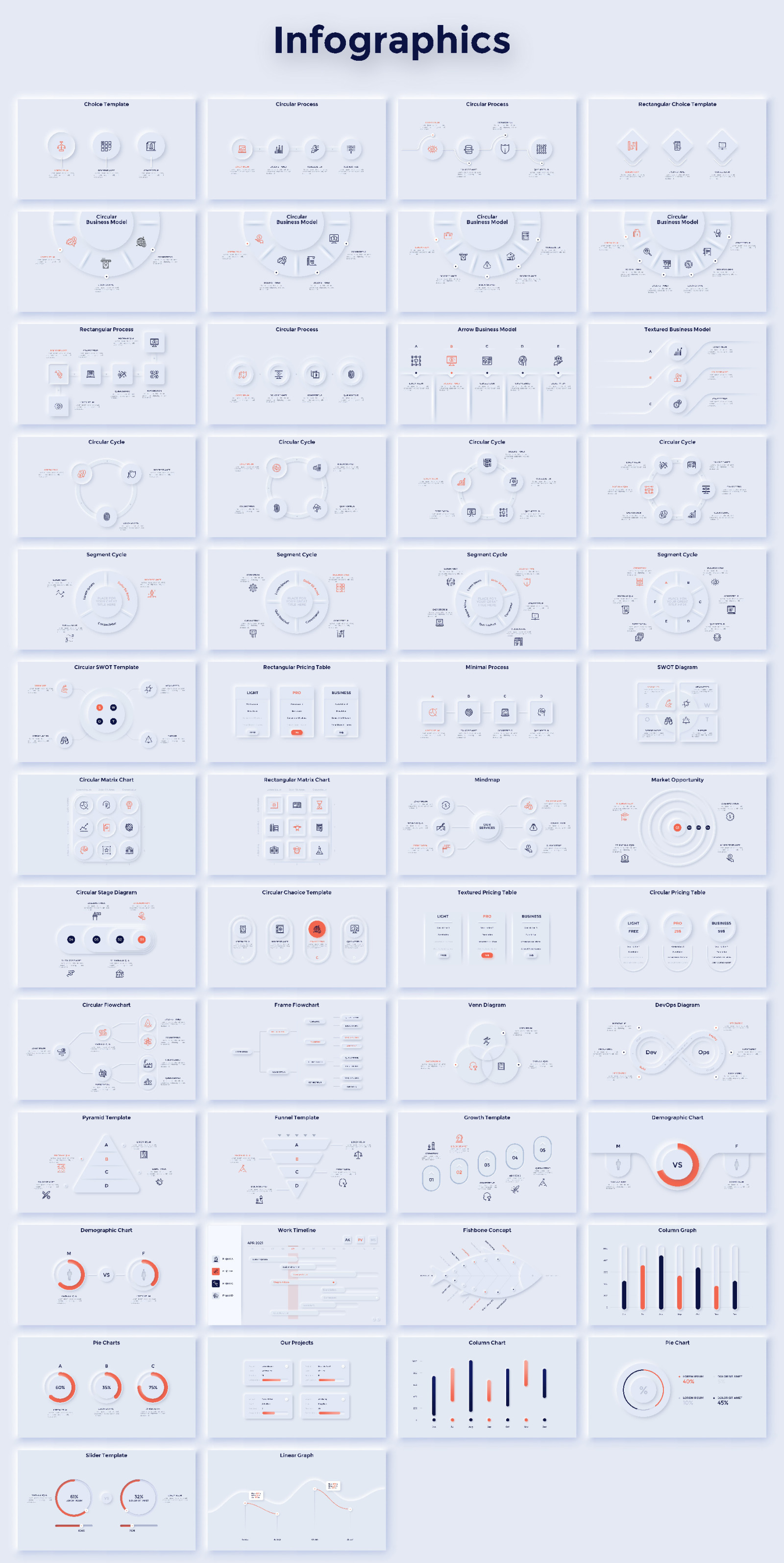 Minimal Neumorphism Template