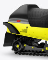 Snowmobile Mockup - Half Side View