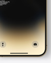 iPhone 14 Pro Max Gold Mockup