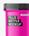 Matte Pills Bottle Mockup