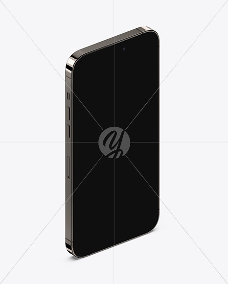 iPhone 14 Pro Max Space Black Mockup