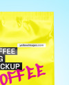 Coffee Bag with Cup Mockup