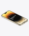 iPhone 14 Pro Max Gold Mockup