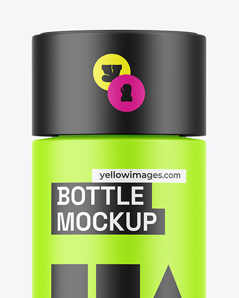 Matte Bottle Mockup