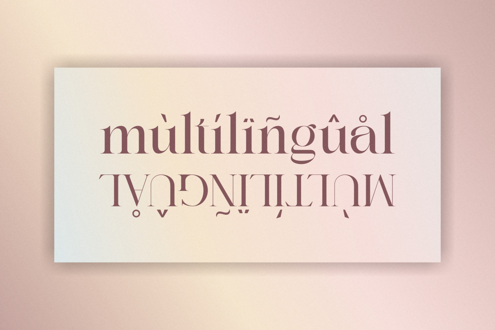 Rushtick _ Modern serif ligature font Rushtick _ Modern serif ligature font